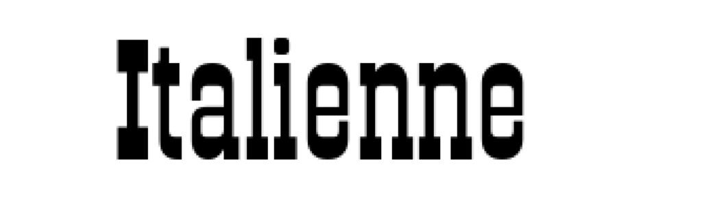 Bild von der Schrift Italiens