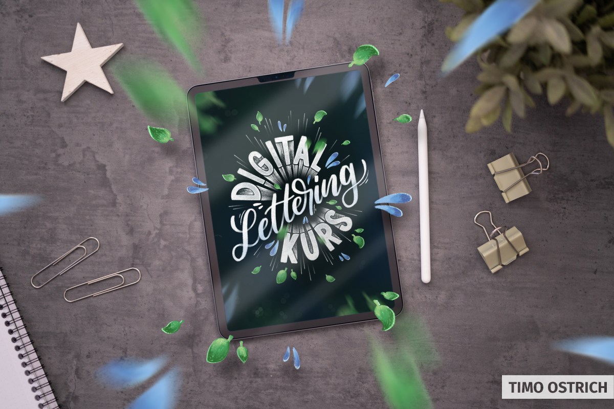 Digital Lettering Kurs Cover Bild