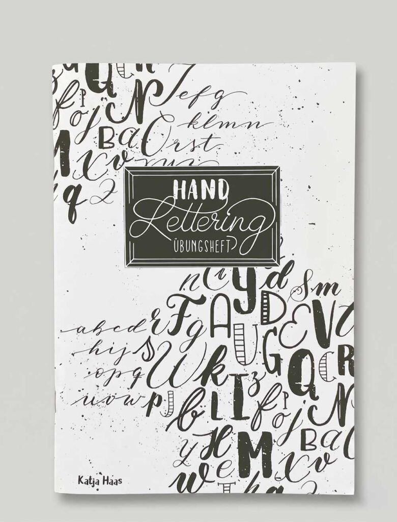 Handlettering Übungsheft von Frau Annika