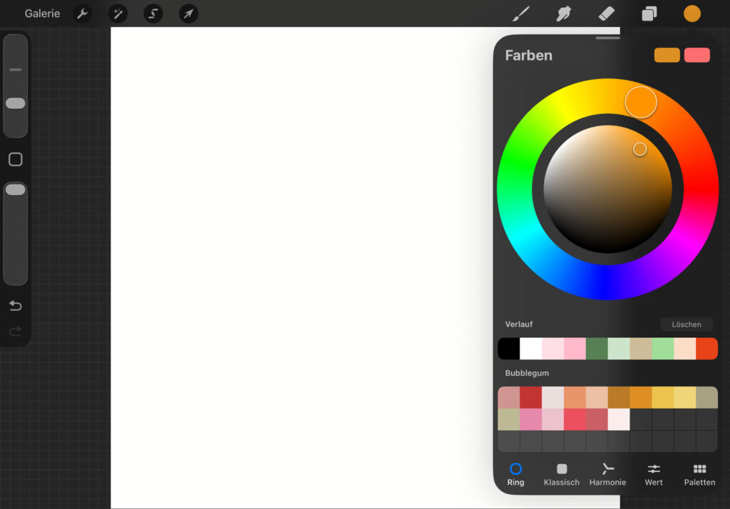 Procreate Farbkreis