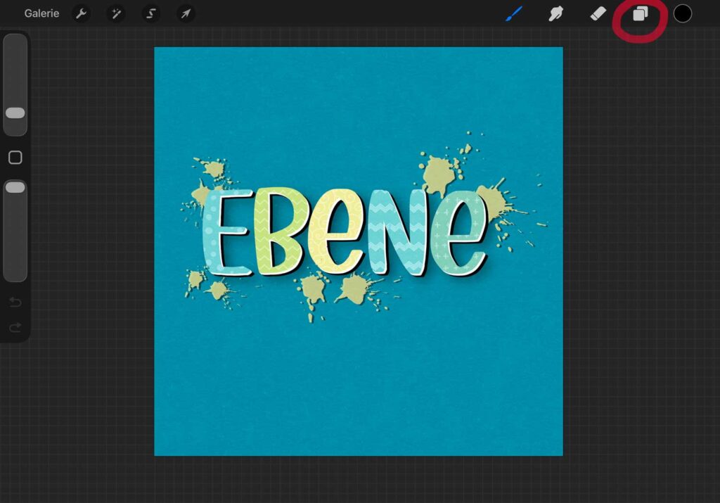 Procreate Ebenen neu erstellen